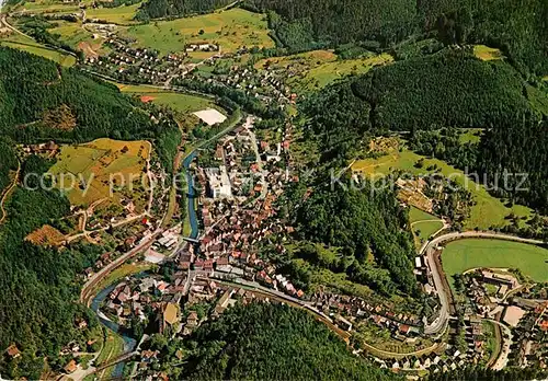 AK / Ansichtskarte Schiltach Fliegeraufnahme Kat. Schiltach Schwarzwald