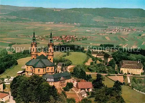 AK / Ansichtskarte Bad Staffelstein Basilika Vierzehnheiligen Maintal Fliegeraufnahme Kat. Bad Staffelstein