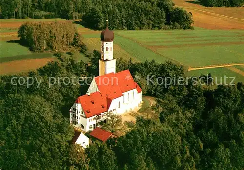 AK / Ansichtskarte Schrobenhausen Wallfahrtskirche Maria Beinberg Fliegeraufnahme  Kat. Schrobenhausen