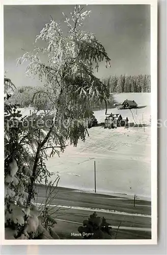 AK / Ansichtskarte Schoenwald Schwarzwald Haus Dorer Kat. Schoenwald im Schwarzwald