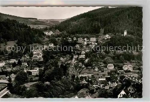 AK / Ansichtskarte Triberg Schwarzwald Panorama Kat. Triberg im Schwarzwald