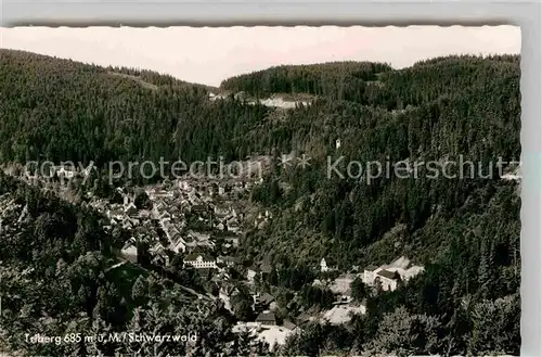 AK / Ansichtskarte Triberg Schwarzwald Panorama Kat. Triberg im Schwarzwald