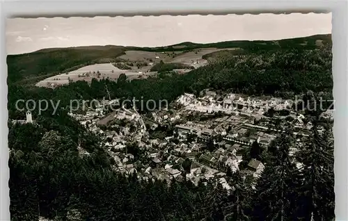 AK / Ansichtskarte Triberg Schwarzwald Panorama Kat. Triberg im Schwarzwald