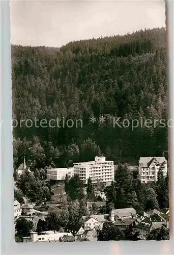 AK / Ansichtskarte Triberg Schwarzwald Hotel Kat. Triberg im Schwarzwald