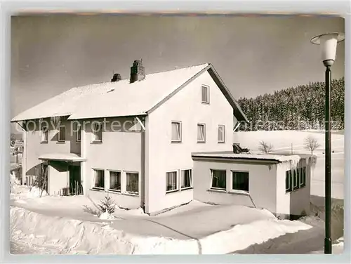 AK / Ansichtskarte Schoenwald Schwarzwald Gasthaus Pension zur Schwarzwaldtanne Kat. Schoenwald im Schwarzwald