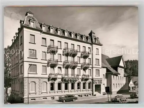 AK / Ansichtskarte Schoenwald Schwarzwald Kur und Sporthotel Adler Kat. Schoenwald im Schwarzwald