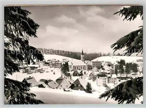 AK / Ansichtskarte Schoenwald Schwarzwald Teilansicht Kat. Schoenwald im Schwarzwald