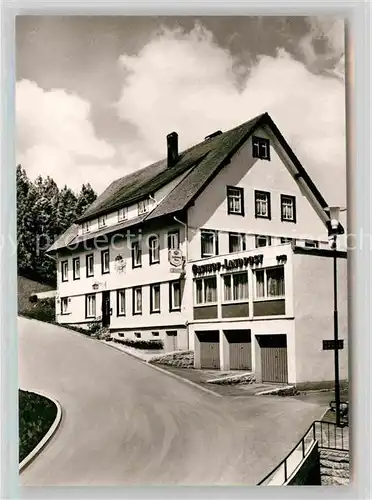 AK / Ansichtskarte Schoenwald Schwarzwald Gasthof Pension Landpost Kat. Schoenwald im Schwarzwald