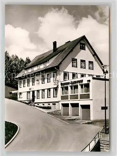 AK / Ansichtskarte Schoenwald Schwarzwald Gasthof Pension Landpost Kat. Schoenwald im Schwarzwald