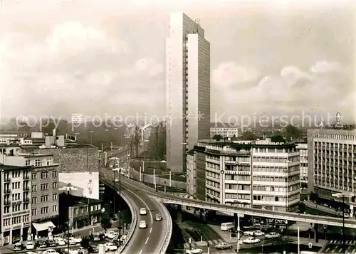 AK / Ansichtskarte Duesseldorf Fliegeraufnahme neue Hochstrasse Kat. Duesseldorf