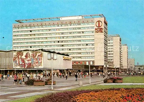 AK / Ansichtskarte Dresden Prager Strasse Interhotel Kat. Dresden Elbe