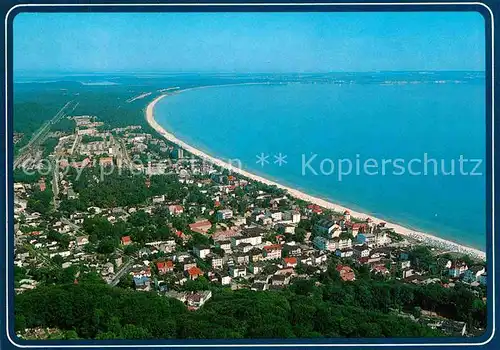 AK / Ansichtskarte Binz Ruegen Ostseebad Fliegeraufnahme Kat. Binz