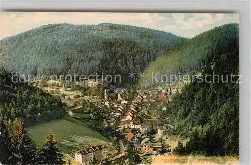 AK / Ansichtskarte Triberg Schwarzwald Teilansicht  Kat. Triberg im Schwarzwald