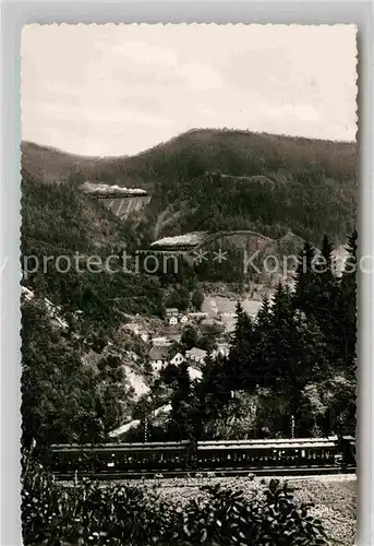 AK / Ansichtskarte Triberg Schwarzwald Schwarzwaldbahn Bachjoerg Kat. Triberg im Schwarzwald