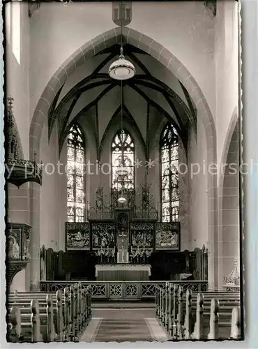 AK / Ansichtskarte Unterkirnach Kircheninneres Kat. Unterkirnach