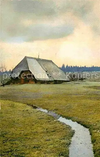 AK / Ansichtskarte Triberg Schwarzwald Schwarzwaldhaus Kat. Triberg im Schwarzwald