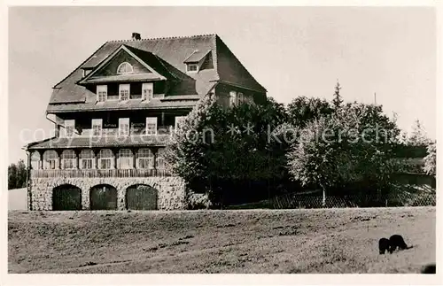 AK / Ansichtskarte Triberg Schwarzwald Hotel und Pension Geutsche Kat. Triberg im Schwarzwald