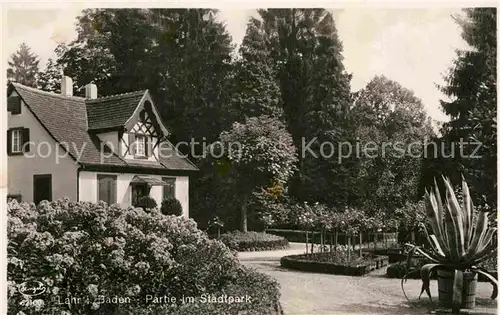 AK / Ansichtskarte Lahr Schwarzwald Stadtpark Kat. Lahr