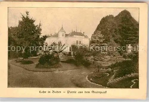 AK / Ansichtskarte Lahr Schwarzwald Im Stadtpark Kat. Lahr