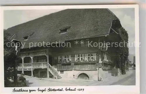 AK / Ansichtskarte Glottertal Gasthaus zum Engel Kat. Glottertal Schwarzwald