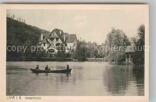 AK / Ansichtskarte Lahr Schwarzwald Hohbergsee Kat. Lahr