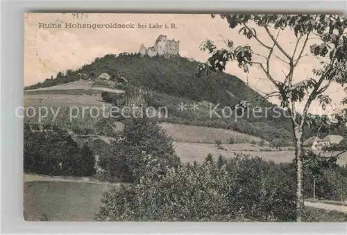AK / Ansichtskarte Lahr Schwarzwald Ruine Hohengeroldseck Kat. Lahr