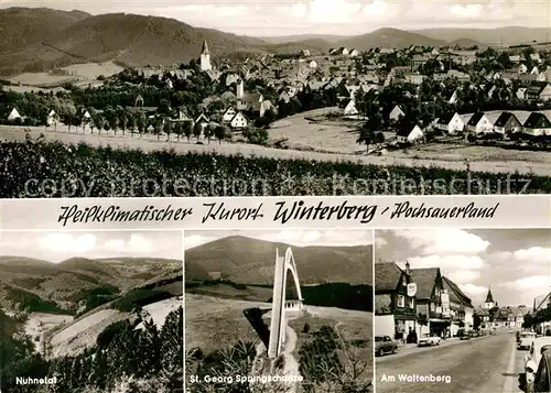 AK / Ansichtskarte Winterberg Hochsauerland Waltenberg St. Georg Sprungschanze Nhnetal Kat. Winterberg