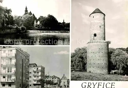 AK / Ansichtskarte Gryfice Park Reda Turm Neubausiedlung Kat. Greifenberg Pommern