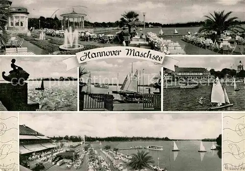 AK / Ansichtskarte Hannover Maschsee Strandpromenade  Kat. Hannover