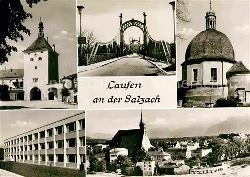 AK / Ansichtskarte Laufen Salzach Stadttor Kirche Panorama Kat. Laufen