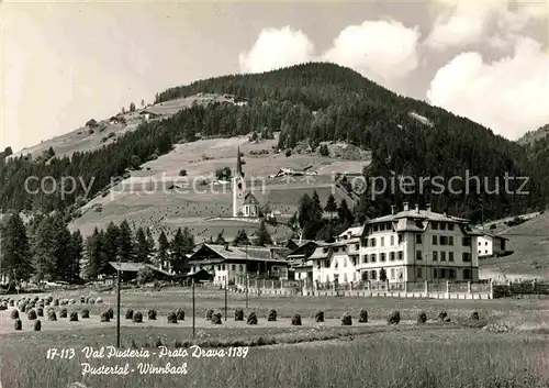 AK / Ansichtskarte Pustertal Suedtirol Winnbach Kirche 