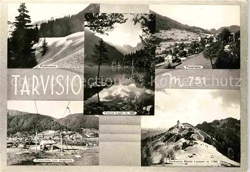AK / Ansichtskarte Tarvisio Panorama Monte Lussari