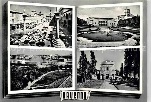 AK / Ansichtskarte Ravenna Italia Mausoleum Theoderich Marktplatz  Kat. Ravenna