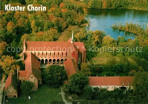 AK / Ansichtskarte Chorin Kloster Parsteiner See Fliegeraufnahme Kat. Chorin