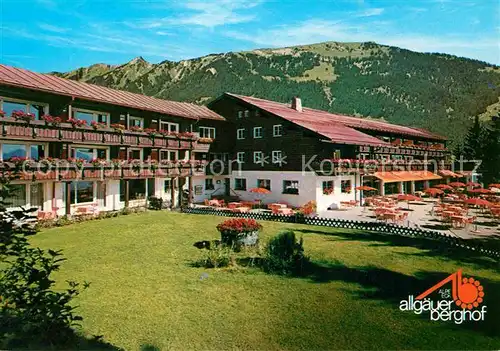 AK / Ansichtskarte Sonthofen Oberallgaeu Sport und Kurhotel Allgaeuer Berghof Kat. Sonthofen