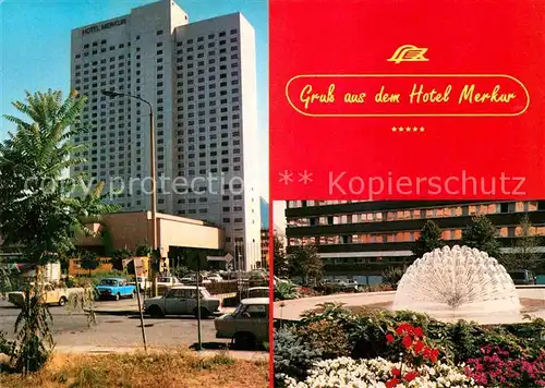 AK / Ansichtskarte Leipzig Hotel Merkur Wasserspiele Kat. Leipzig