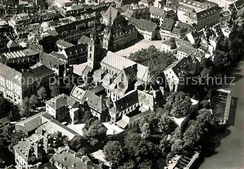 AK / Ansichtskarte Basel BS Fliegeraufnahme Muenster Kat. Basel