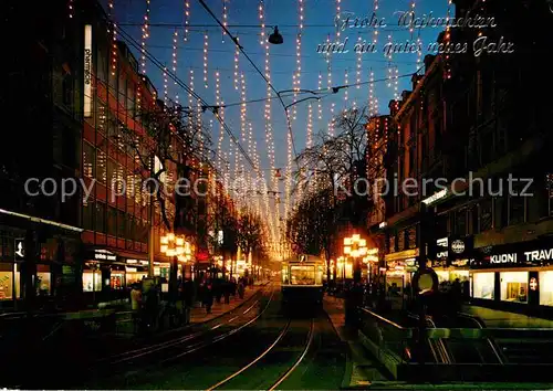 AK / Ansichtskarte Zuerich ZH Weihnachtsbeleuchtung Bahnhofstrasse