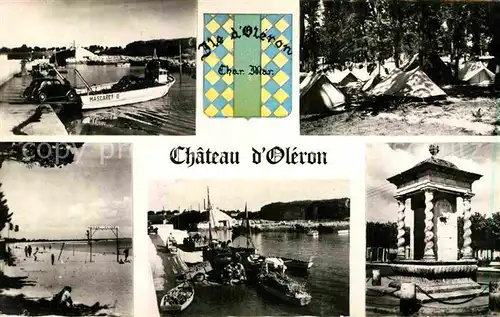 AK / Ansichtskarte Chateau d Oleron Le Camping Strand hafen Kat. Le Chateau d Oleron