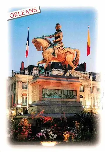 AK / Ansichtskarte Orleans Loiret Statue de Jeanne d`Arc Par Foyatier Kat. Orleans