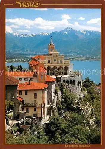 AK / Ansichtskarte Orselina Locarno Lago Maggiore Santuario Madonna del Sasso