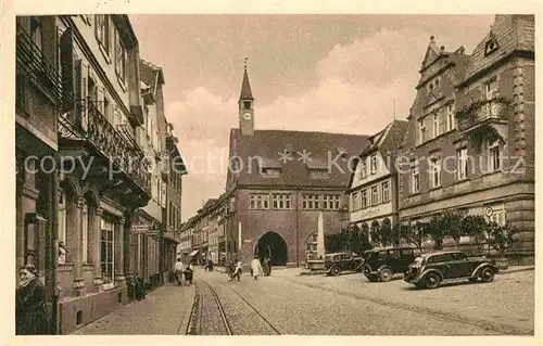 AK / Ansichtskarte Lahr Schwarzwald Beim alten Rathaus Kat. Lahr