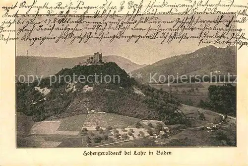 AK / Ansichtskarte Lahr Schwarzwald Ruine Hohen Gerolsdseck  Kat. Lahr