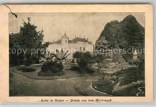 AK / Ansichtskarte Lahr Schwarzwald Stadtpark Kat. Lahr