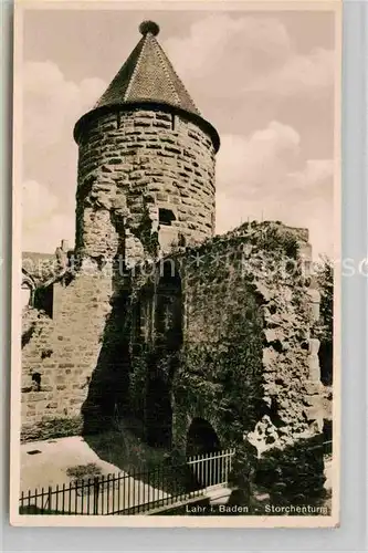 AK / Ansichtskarte Lahr Schwarzwald Storchenturm  Kat. Lahr