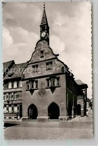AK / Ansichtskarte Lahr Schwarzwald Altes Rathaus Kat. Lahr