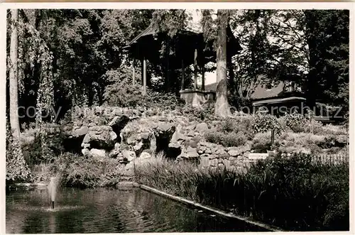 AK / Ansichtskarte Lahr Schwarzwald Stadtpark Kat. Lahr