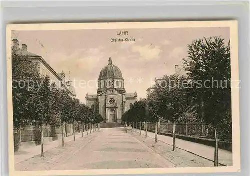 AK / Ansichtskarte Lahr Schwarzwald Christus Kirche Kat. Lahr