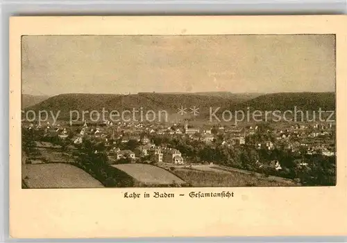 AK / Ansichtskarte Lahr Schwarzwald Panorama Kat. Lahr