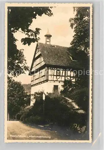 AK / Ansichtskarte Triberg Schwarzwald Mesnerhaeusle Altertumsammlung Kat. Triberg im Schwarzwald